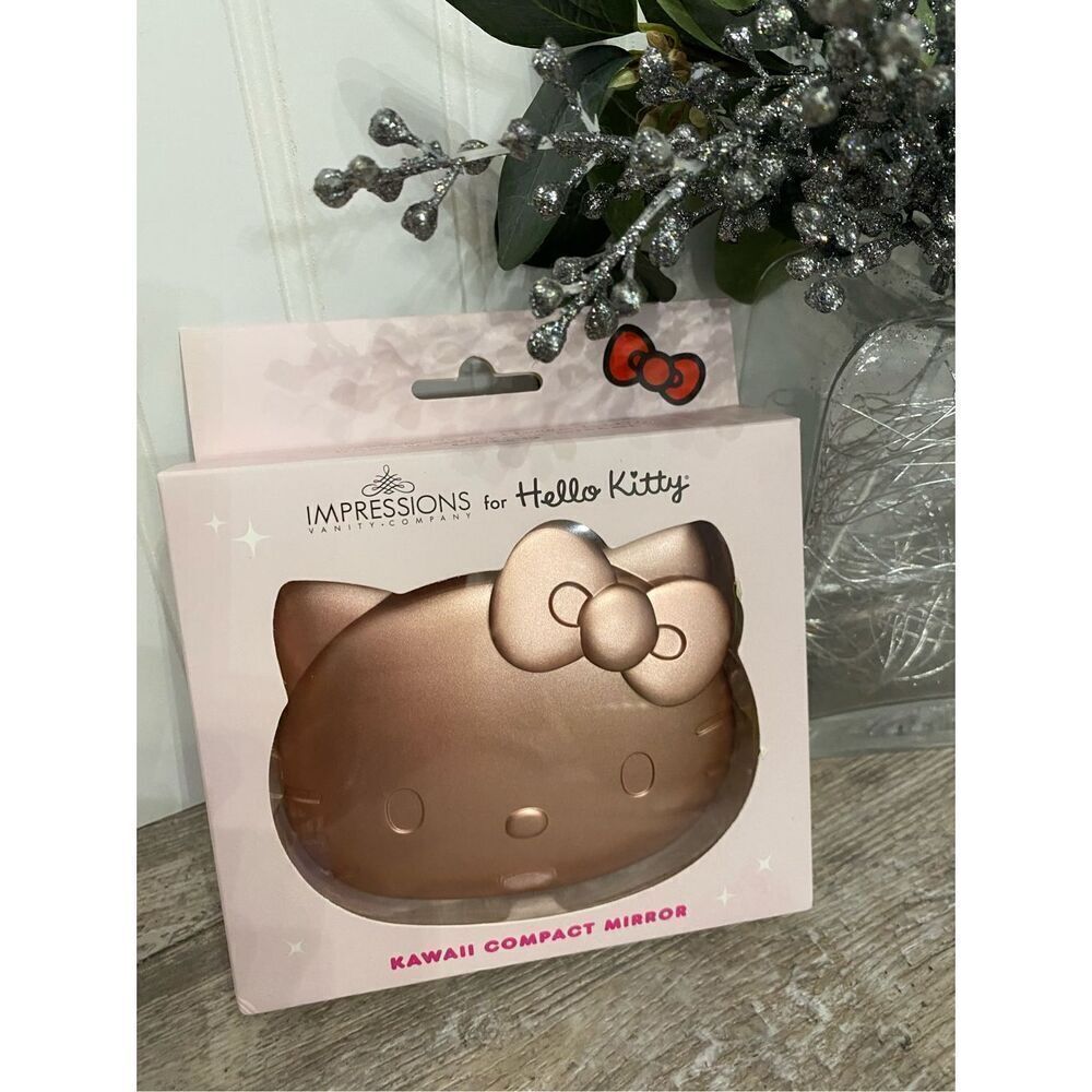 Impressions Vanity x Hello Kitty Rose Gold Compact Mirror